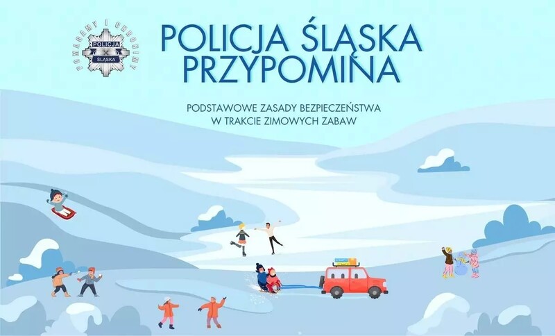 Aby zimowa aktywność była bezpieczna... Policja przypomina zasady!