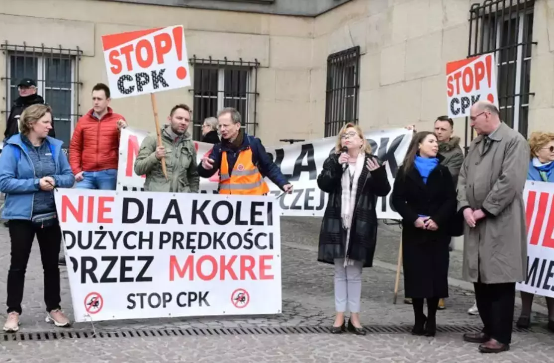 Łaziska Górne: Główny protest przeciwko CPK w piątek. Ostre reakcje na inwestycję / fot. arch UMWS Patryk Pyrlik