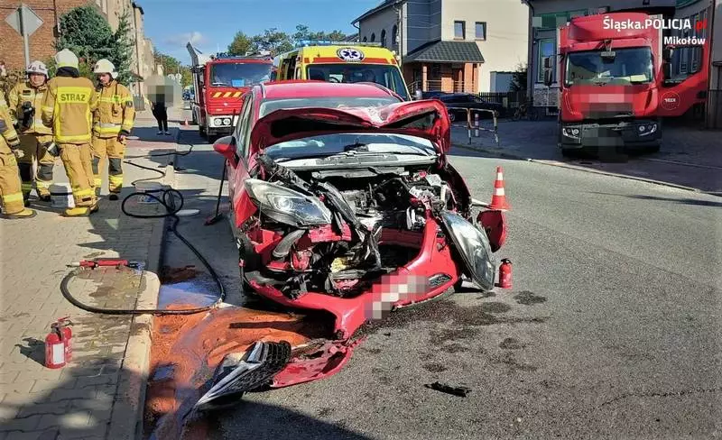 Łaziska Górne: Kierowca pod wpływem alkoholu spowodował kolizję!