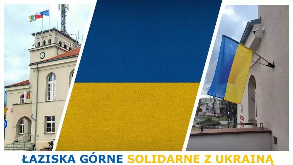 Łaziska Górne wspierają Ukrainę / fot. UM Łaziska Górne