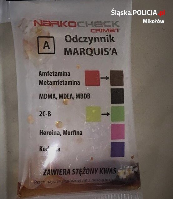 Miał przy sobie 10 działek amfetaminy. Został zatrzymany