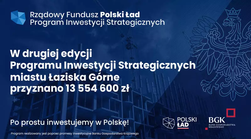 Miasto Łaziska Górne otrzyma dofinansowanie projektu złożonego w ramach Polskiego Ładu / fot. UM Łaziska Górne
