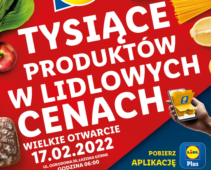 OTWARCIE pierwszego SKLEPU LIDL POLSKA W Łaziskach Górnych