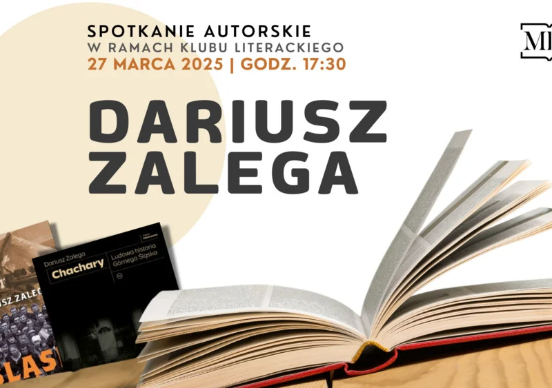 Przed nami spotkanie autorskie z Dariuszem Zalegą!