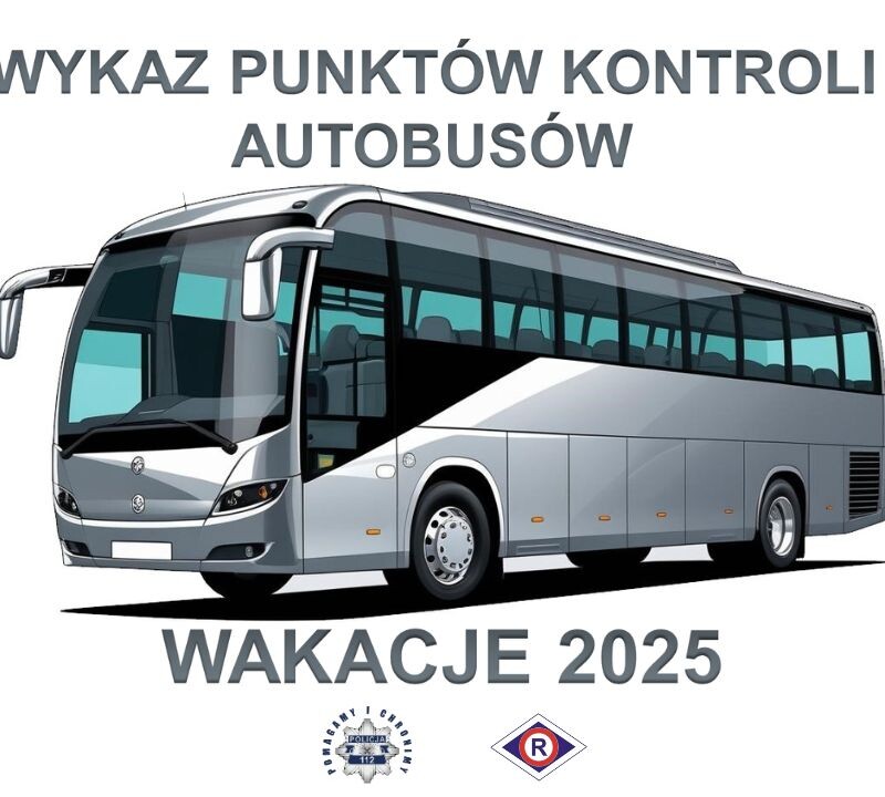 Sprawdź autobus przed wyjazdem! Policja rusza z kontrolami na wakacje 2025