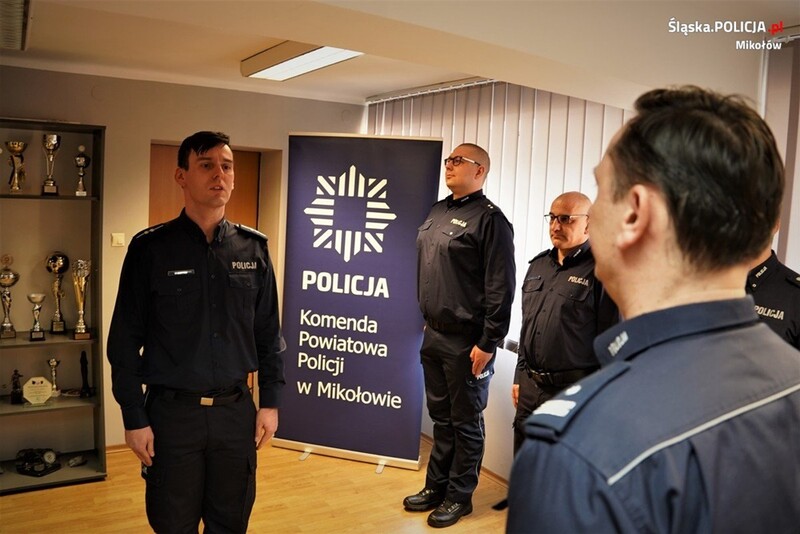 Zastępca Komendanta łaziskiego komisariatu oficjalnie powołany na stanowisko